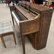1940 Burled walnut Knabe console piano - Upright - Console Pianos